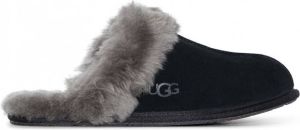 UGG Scuffette lammy slippers dames Schapenhuid Shearling suède rubber 10 Zwart