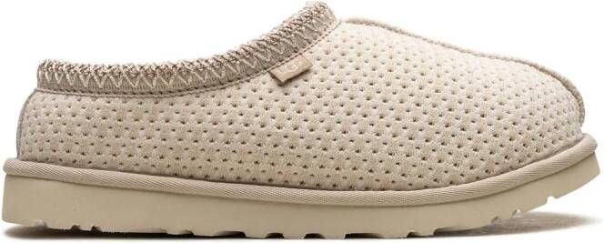 UGG Tasman Flecked "Ceramic Multi" gebreide slippers Beige