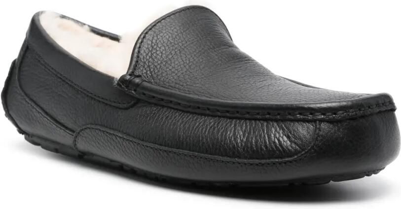 UGG Ascot leren slippers Zwart - Foto 2