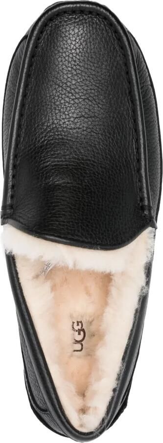 UGG Ascot leren slippers Zwart - Foto 4