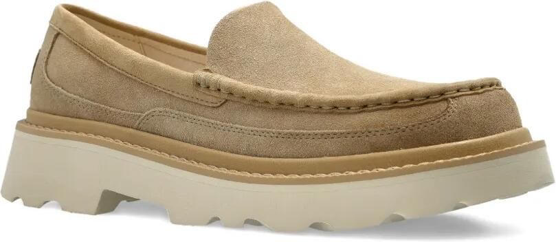 UGG Ascot suède loafers met plateauzool Beige - Foto 5