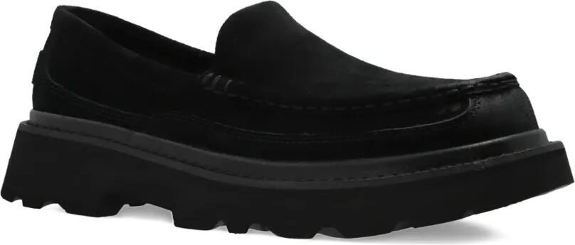 UGG Ascot suède loafers met plateauzool Zwart - Foto 5