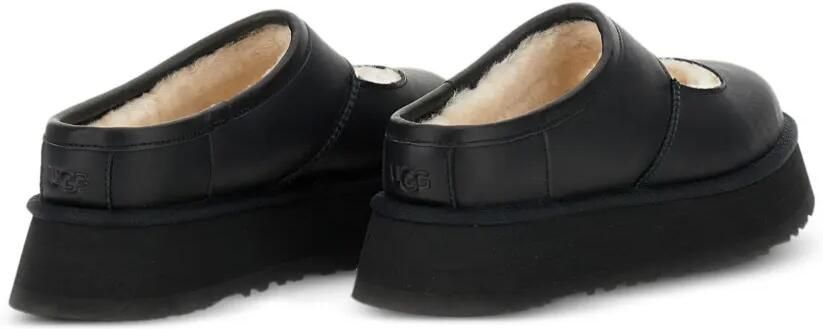 UGG Bea leren muiltjes met plateauzool Zwart - Foto 3