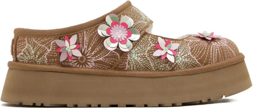 UGG Bea sneakers met bloem-applicatie Bruin