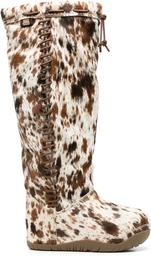 UGG Bucked laarzen met festonsteken Wit