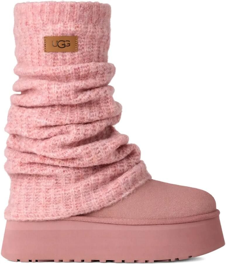 UGG Classic Mini Dipper Legwarmer laarzen Roze