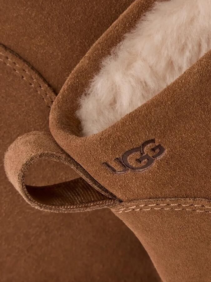 UGG Classic Mini Enwrap suède enkellaarzen Bruin