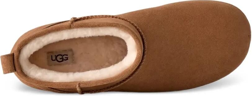 UGG Classic Mini Enwrap suède enkellaarzen Bruin - Foto 3