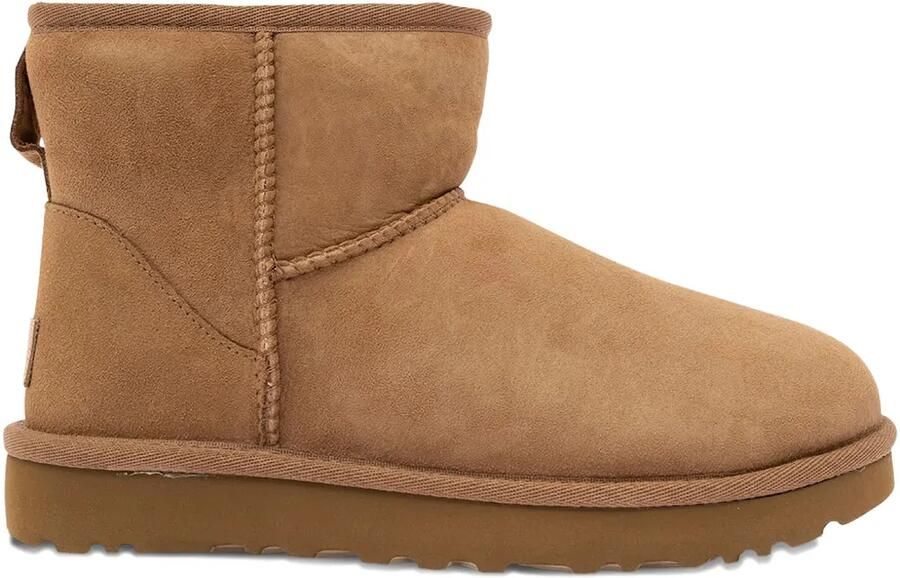 UGG Classic Mini II suède enkellaarzen Beige