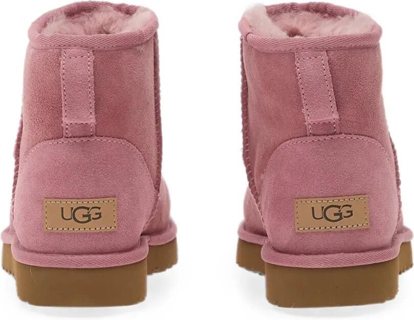 UGG Classic Mini II suède enkellaarzen met lammy voering Roze - Foto 2