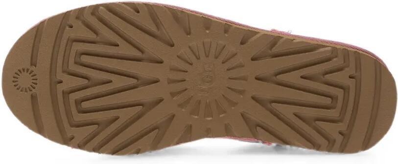 UGG Classic Mini II suède enkellaarzen met lammy voering Roze - Foto 5