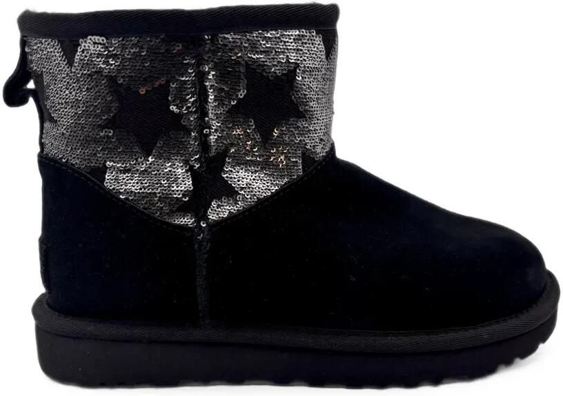 UGG Classic Mini laarzen met pailletten Zwart