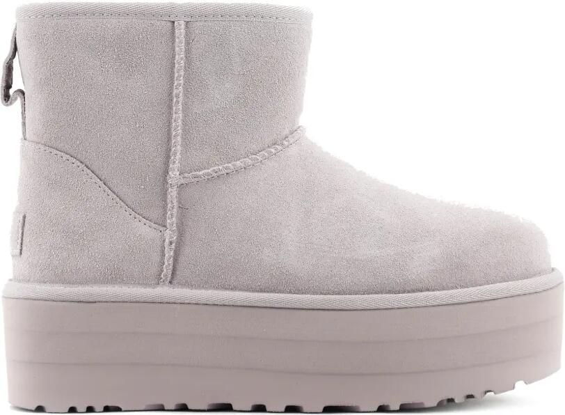 UGG Classic Mini platform calf suede boots Grijs