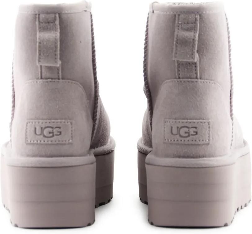 UGG Classic Mini platform calf suede boots Grijs - Foto 2