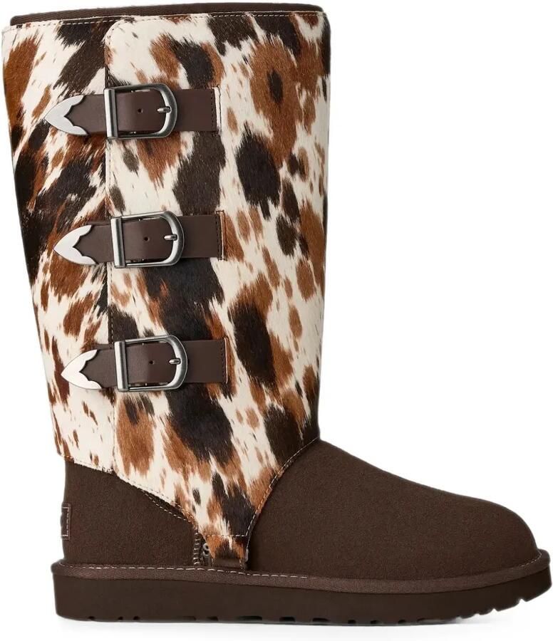UGG Classic Tall Western laarzen met kalfshaar Bruin