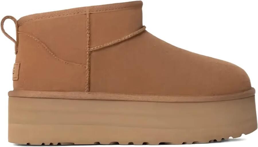 UGG Classic Ultra Mini laarzen met plateauzool Bruin