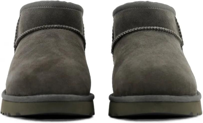 UGG Classic Ultra Mini leather ankle boots Grijs - Foto 3