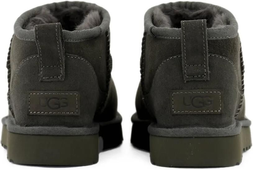 UGG Classic Ultra Mini leather ankle boots Grijs - Foto 2
