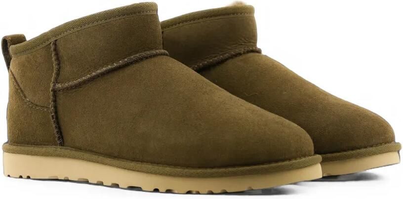 UGG Classic Ultra Mini leren desert boots Groen - Foto 5