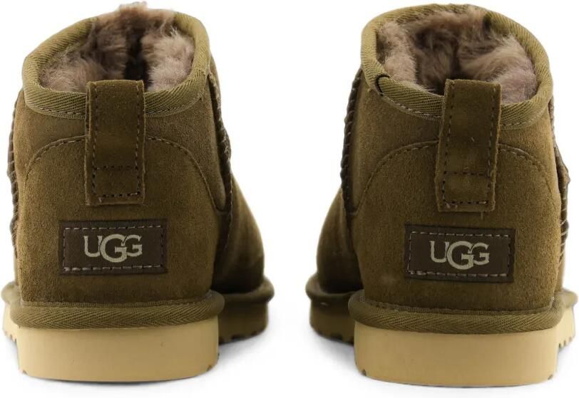 UGG Classic Ultra Mini leren desert boots Groen - Foto 4