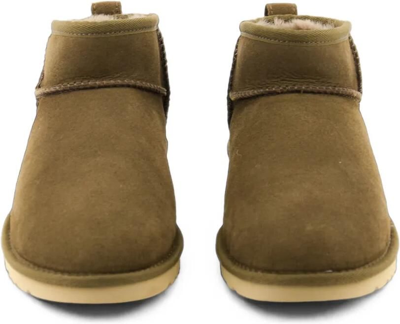 UGG Classic Ultra Mini leren desert boots Groen - Foto 3