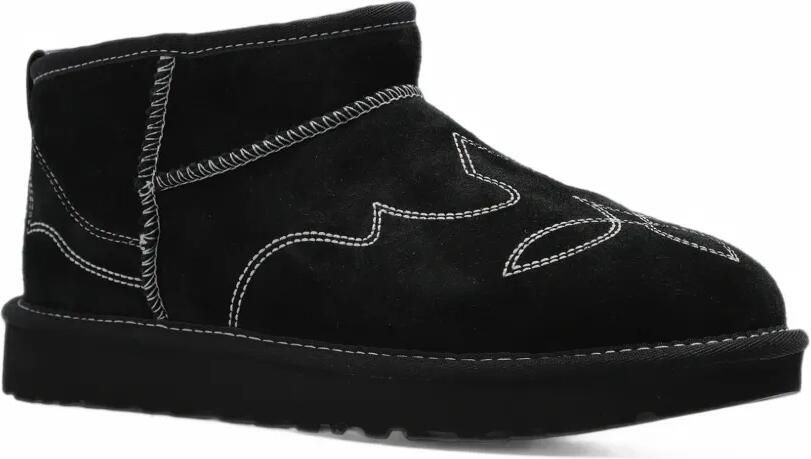 UGG Classic Ultra mini Western boots Zwart