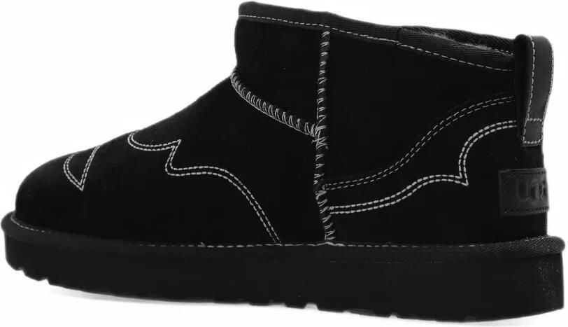 UGG Classic Ultra mini Western boots Zwart - Foto 3