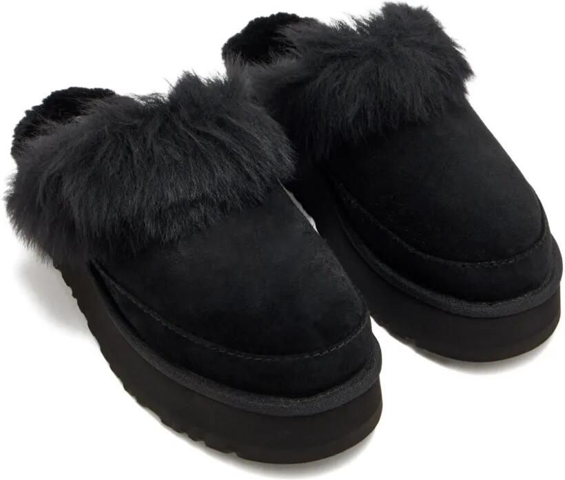 UGG Disquette Chalet suède slippers Zwart - Foto 3