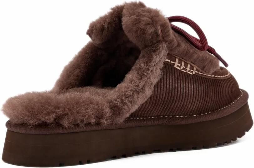 UGG Disquette Heritage muiltjes met plateauzool Bruin - Foto 4