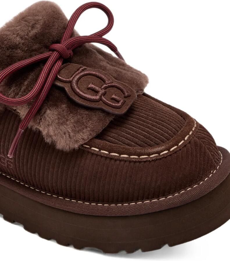UGG Disquette Heritage muiltjes met plateauzool Bruin - Foto 2