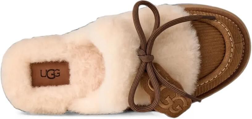 UGG Disquette Heritage slippers met plateauzool Bruin - Foto 3