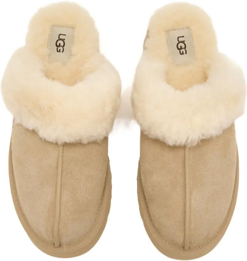 UGG Disquette lammy muiltjes met plateauzool Beige - Foto 2