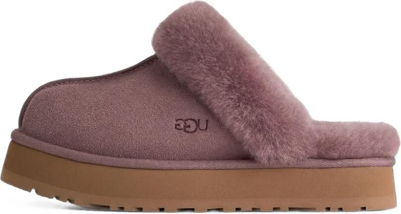 UGG Slippers met plateauzool Paars
