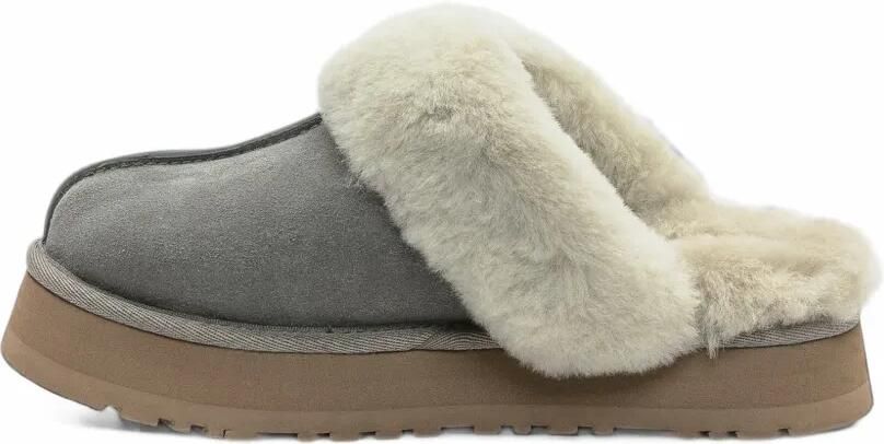 UGG Disquette shearling slippers Grijs - Foto 4