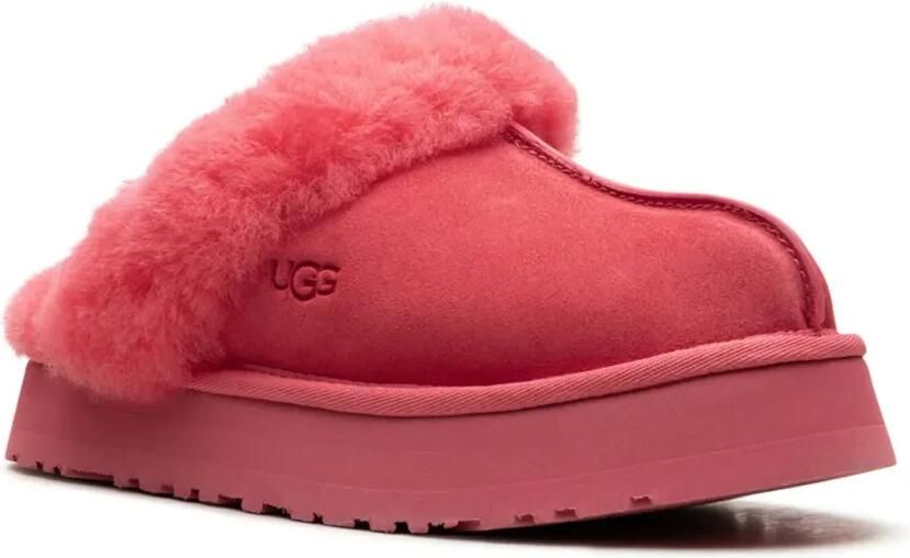 UGG Disquette slippers met plateauzool Roze - Foto 2