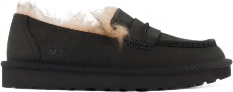 UGG Ellis leren loafers met lammy afwerking Zwart