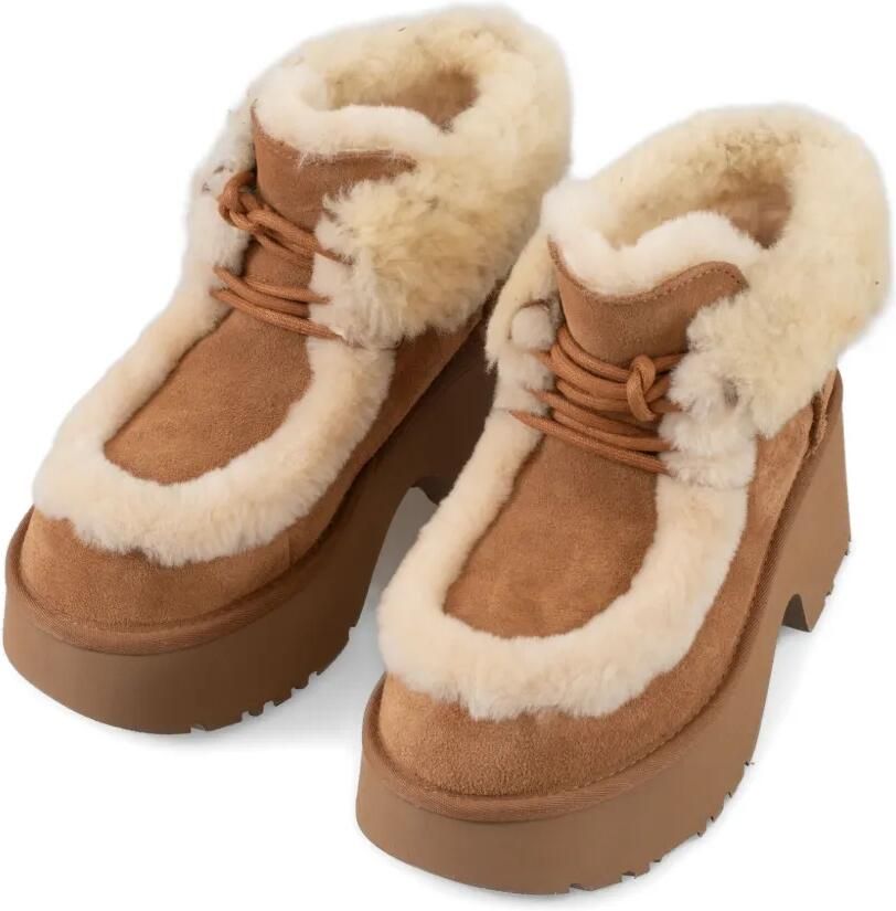 UGG Esmee lammy veterlaarzen Beige - Foto 2