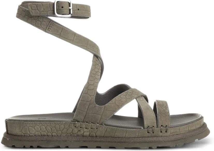 UGG Goldengaze leren sandalen Grijs