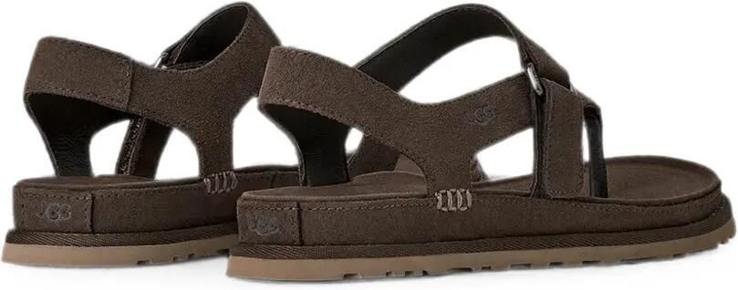 UGG GoldenGaze platte slingback sandalen met klittenband Bruin - Foto 5