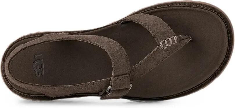 UGG GoldenGaze platte slingback sandalen met klittenband Bruin - Foto 3