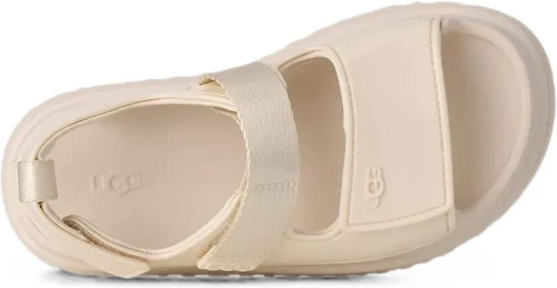 UGG GoldenGlow Glossy Sparkles plateauzool met klittenband en plateauzool Beige - Foto 4