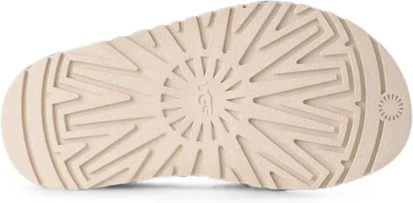 UGG GoldenGlow Glossy Sparkles plateauzool met klittenband en plateauzool Beige - Foto 5