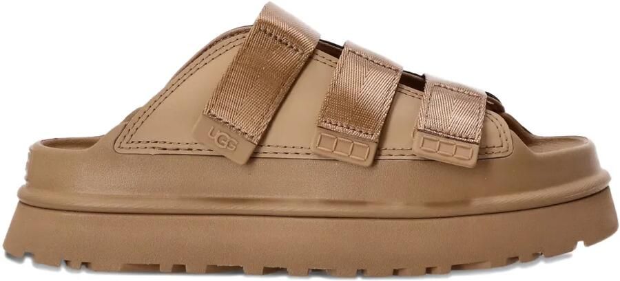 UGG GoldenGlow sandalen met klittenband Beige