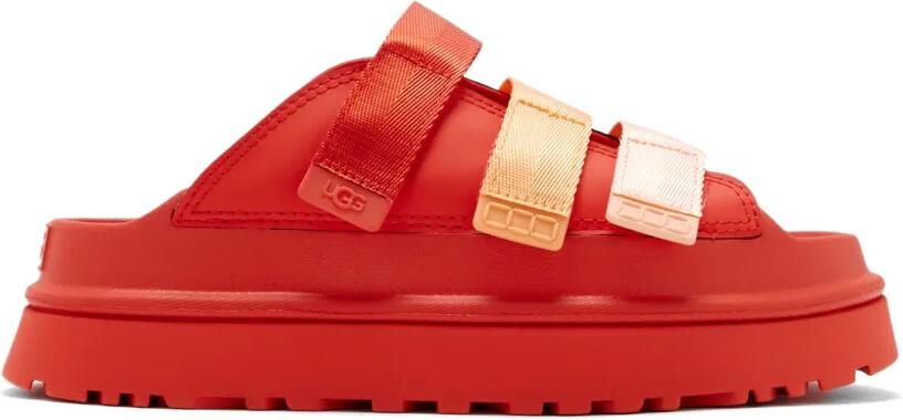 UGG GoldenGlow Slide sandalen Rood