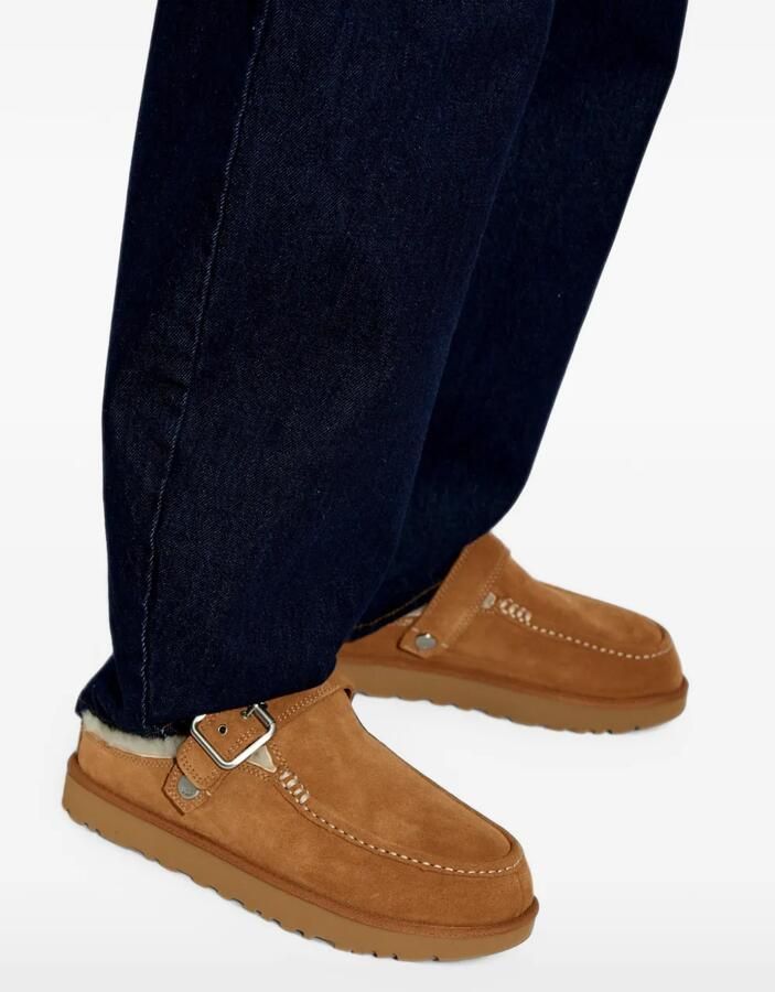 UGG Goldenstar Evelina Clog suède slippers Bruin - Foto 2