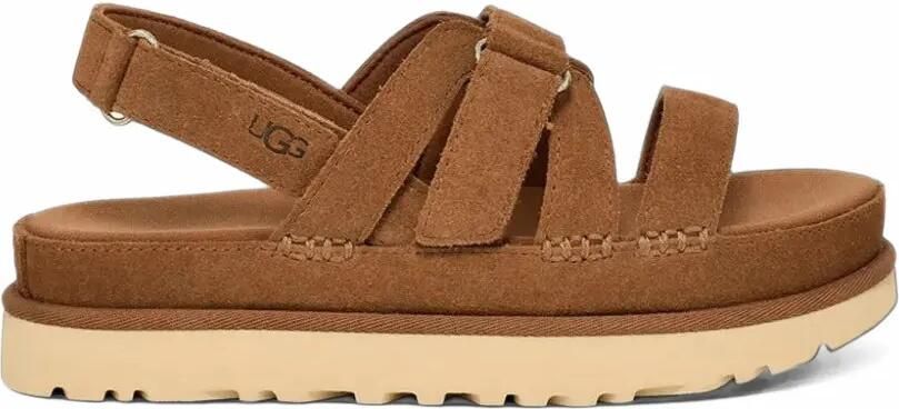 UGG Goldenstar Gleam suede sandals Bruin