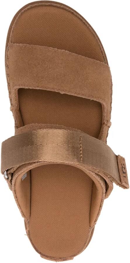 UGG Goldenstar Glide suède sandalen Bruin - Foto 5