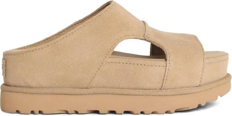 UGG Goldenstar Hi sandalen met open neus en plateauzool Beige