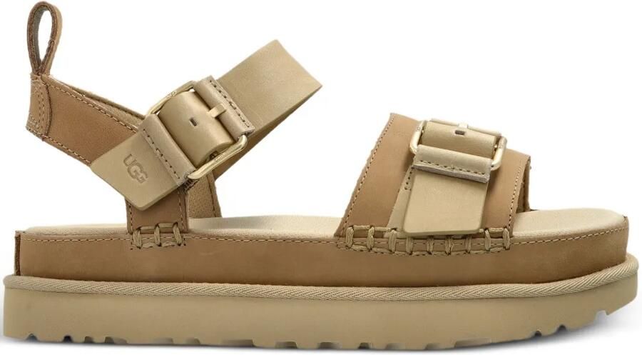 UGG Goldenstar sandalen met gesp Beige