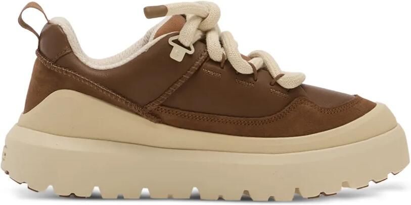 UGG Heritage leren sneakers met vlakken Bruin